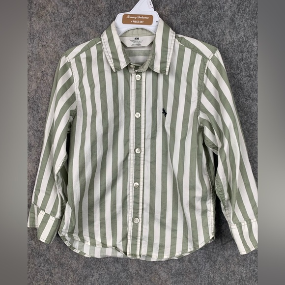 H&M Other - H&M boys‎ size 4t striped button down shirt long sleeve